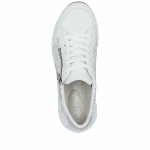Rieker Damen Sneaker Low reinweiss