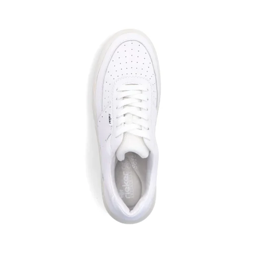 Rieker Damen Sneaker Low reinweiss