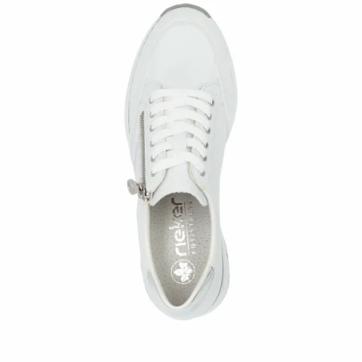 Rieker Damen Sneaker Low schwanenweiss