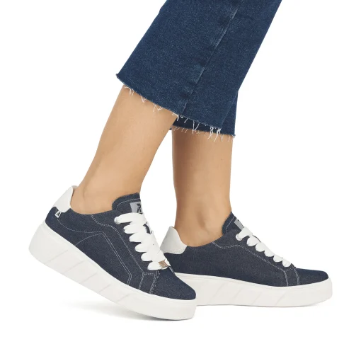 Rieker Damen Sneaker Low denim