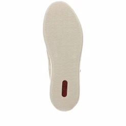 Rieker Damen Sneaker Low beige-multi-metallic