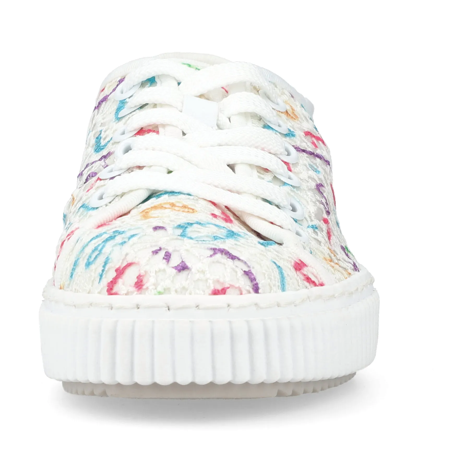 Rieker Damen Sneaker Low multi-schneeweiss