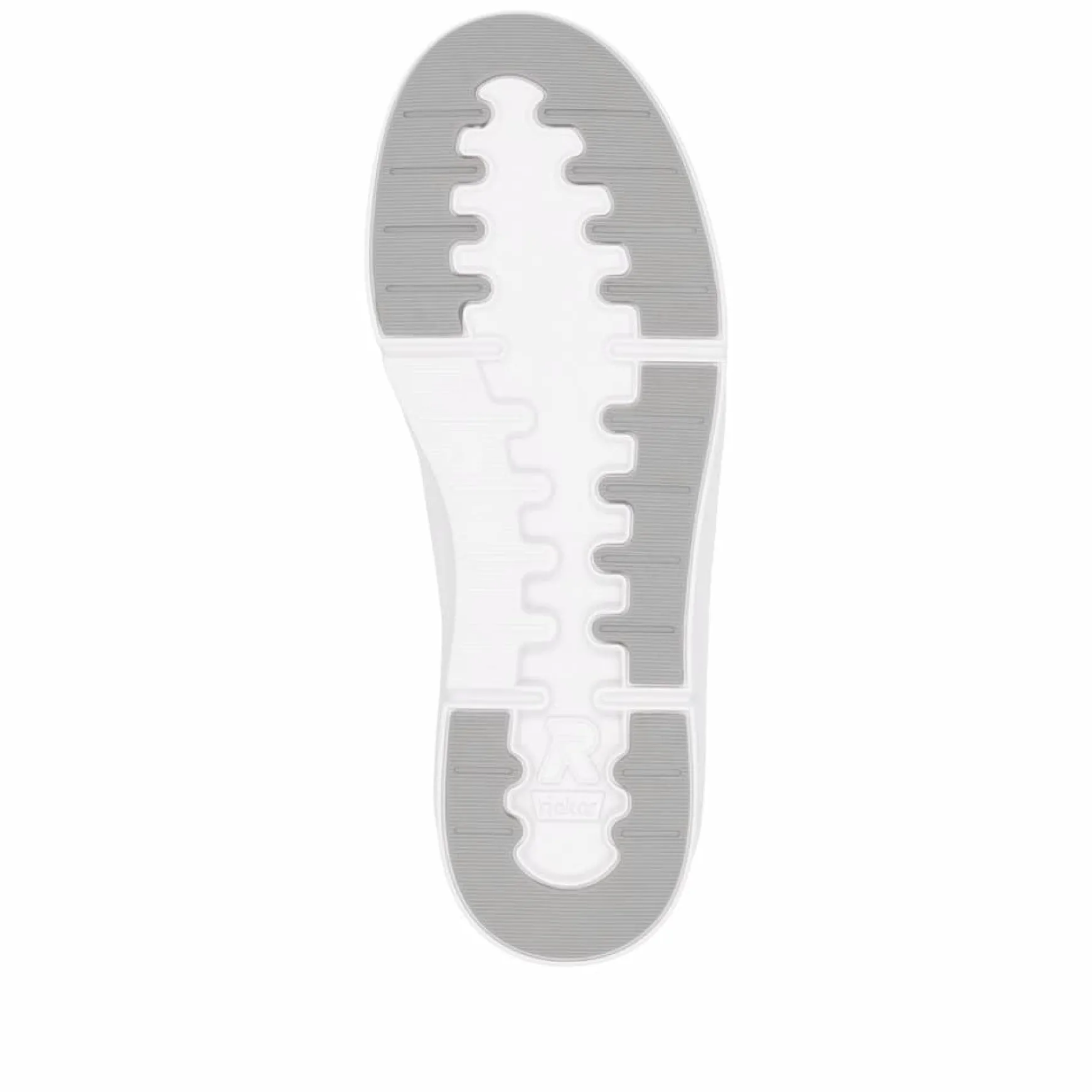 Rieker Damen Sneaker Low quartz-white light-grey