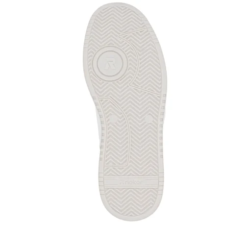 Rieker Damen Sneaker Low frostweiß-grau