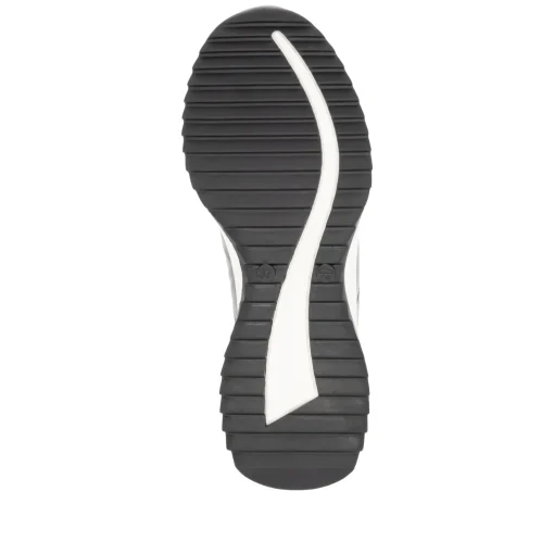 Rieker Damen Sneaker Low silber-schwarz