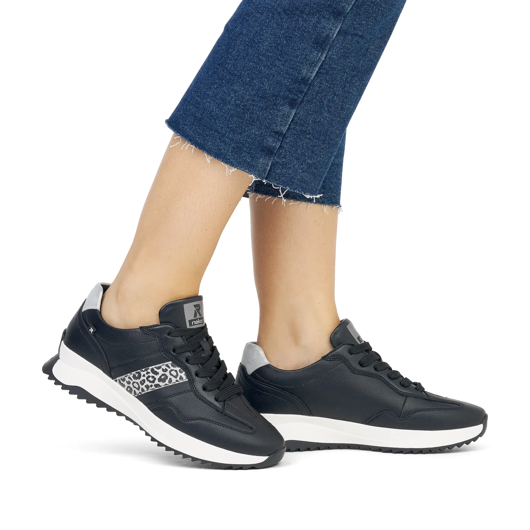 Rieker Damen Sneaker Low urban black