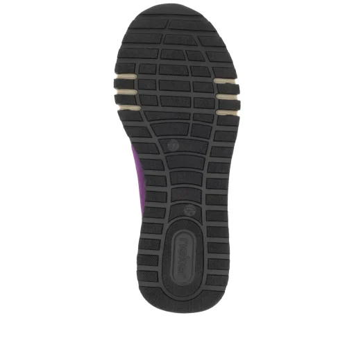 Rieker Damen Sneaker Low flieder-bronze