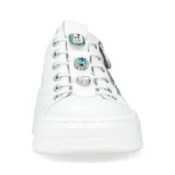 Rieker Damen Sneaker Low eisweiss