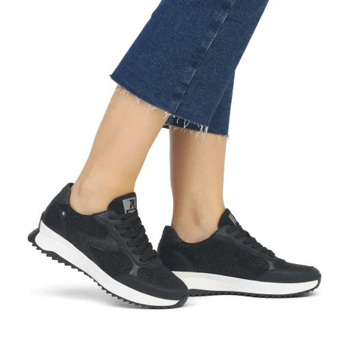 Rieker Damen Sneaker Low carbon