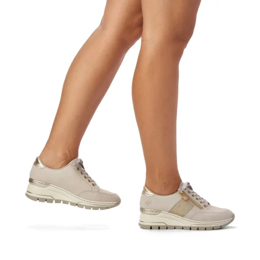 Rieker Damen Sneaker Low beige