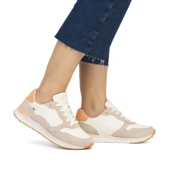Rieker Damen Sneaker Low clay-beige apricot