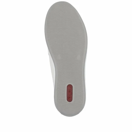Rieker Damen Sneaker Low cremeweiss