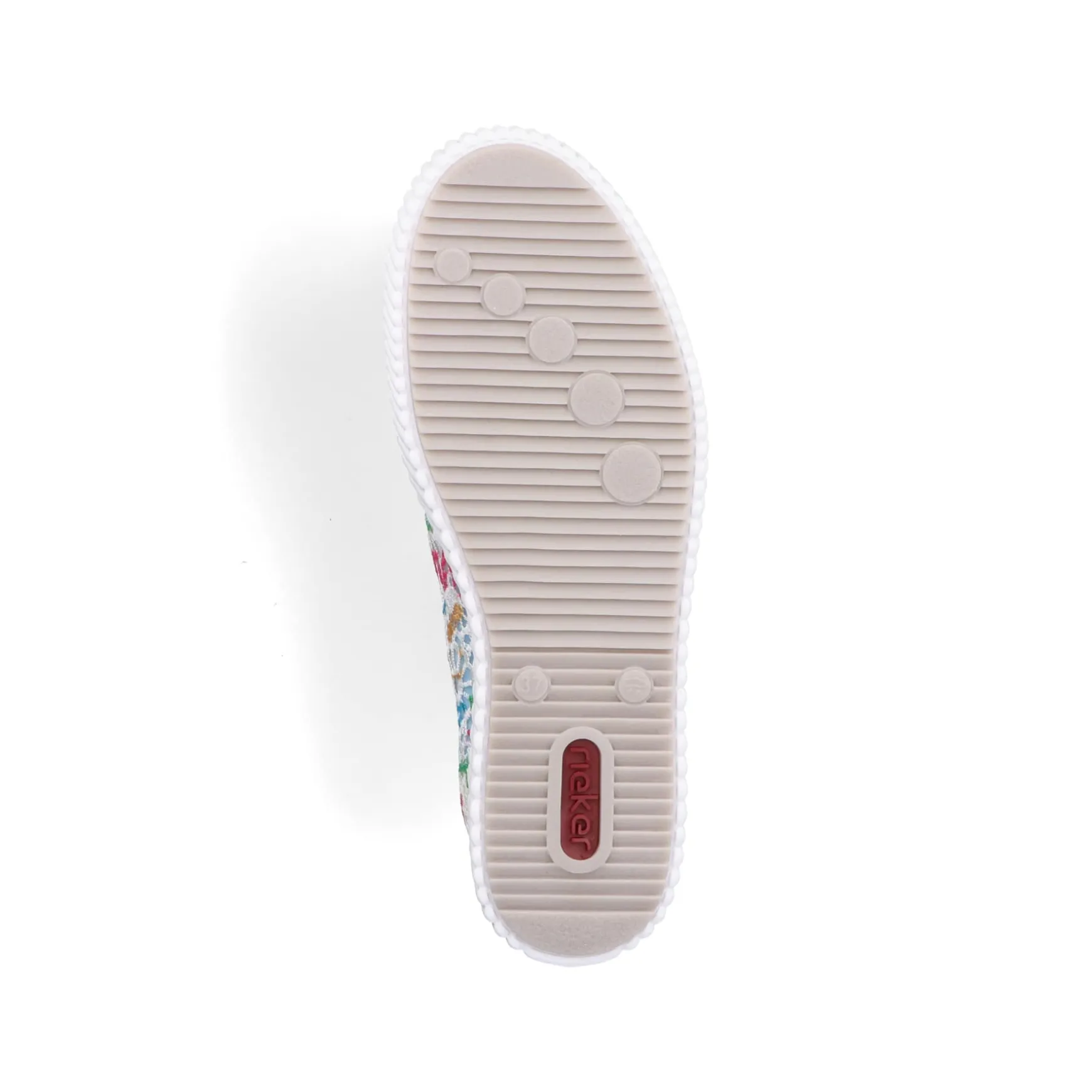 Rieker Damen Sneaker Low multi-schneeweiss