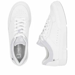 Rieker Damen Sneaker Low quartz-white light-grey