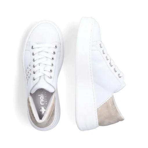 Rieker Damen Sneaker Low brilliantweiss