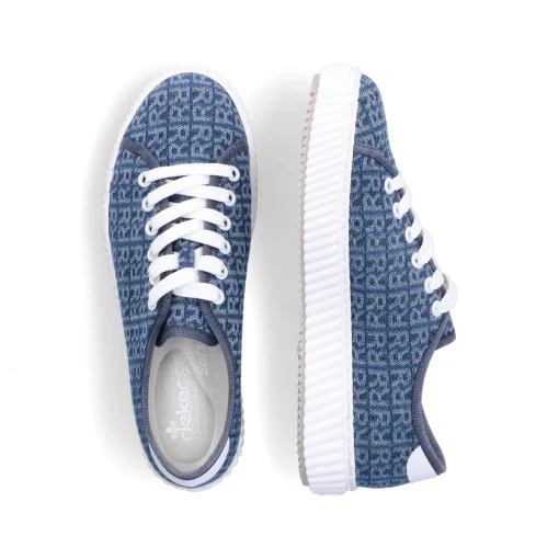 Rieker Damen Sneaker Low schieferblau