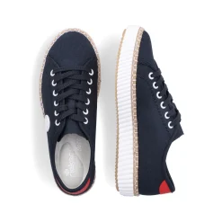 Rieker Damen Sneaker Low stahlblau