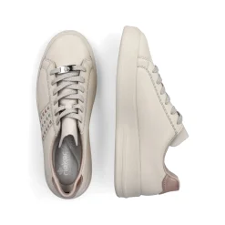 Rieker Damen Sneaker Low hellbeige