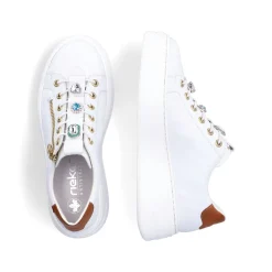Rieker Damen Sneaker Low schneeweiss