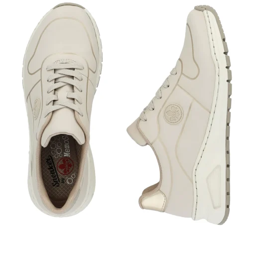 Rieker Damen Sneaker Low hellbeige