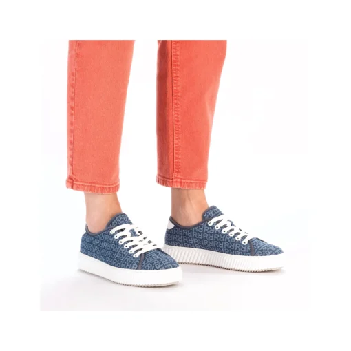 Rieker Damen Sneaker Low schieferblau