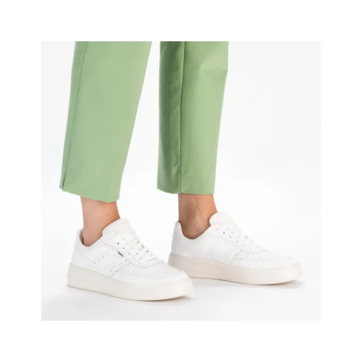 Rieker Damen Sneaker Low reinweiss
