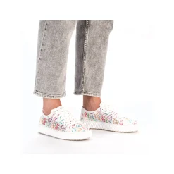 Rieker Damen Sneaker Low multi-schneeweiss