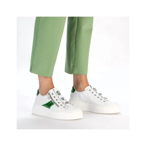 Rieker Damen Sneaker Low eisweiss