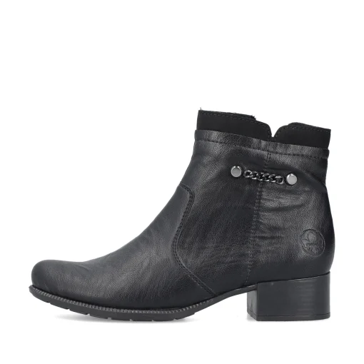 Rieker Damen Stiefeletten nachtschwarz