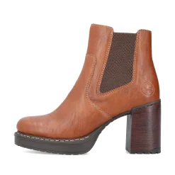 Rieker Damen Stiefeletten fuchsbraun