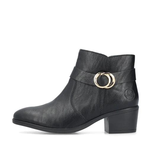 Rieker Damen Stiefeletten mitternachtsschwarz