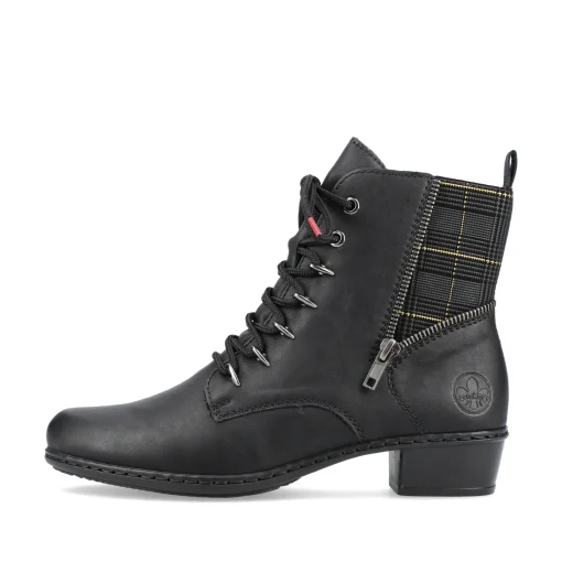 Rieker Damen Stiefeletten tiefschwarz