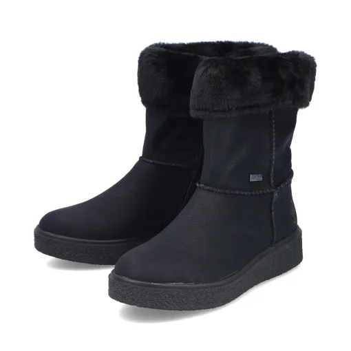 Rieker Damen Stiefeletten nachtschwarz