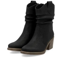 Rieker Damen Stiefeletten tiefschwarz