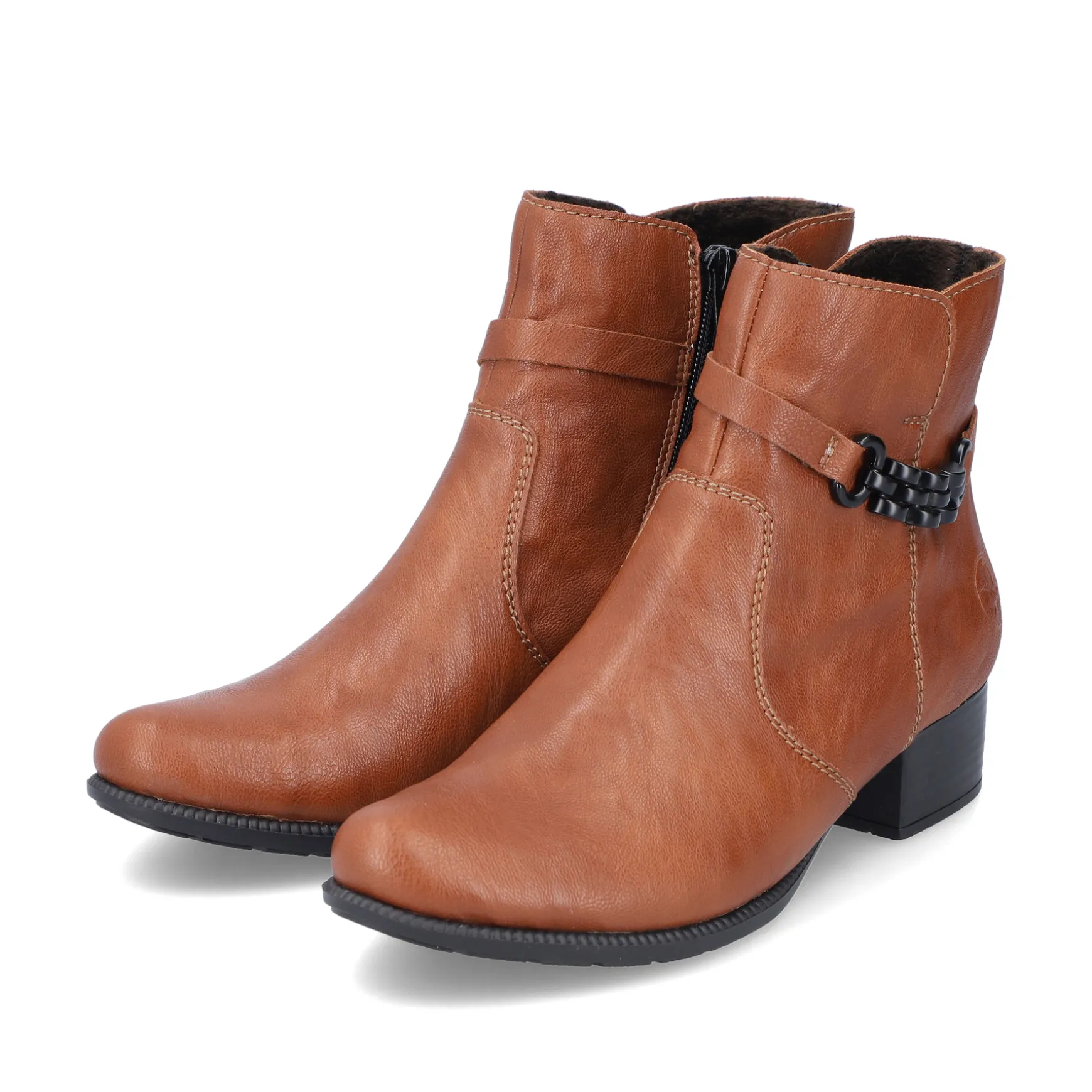 Rieker Damen Stiefeletten fuchsbraun