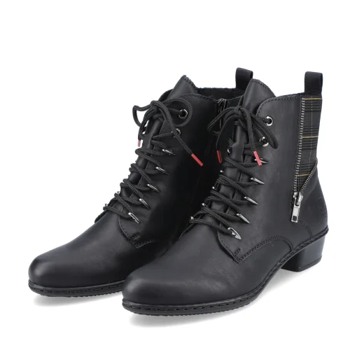 Rieker Damen Stiefeletten tiefschwarz