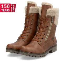 Rieker Damen Stiefeletten nougatbraun