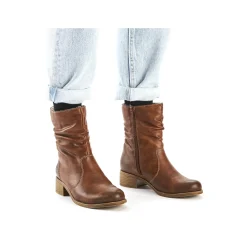 Rieker Damen Stiefeletten nougatbraun