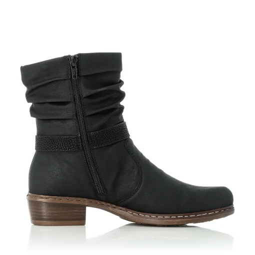 Rieker Damen Stiefeletten tiefschwarz
