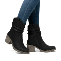 Rieker Damen Stiefeletten tiefschwarz