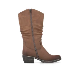 Rieker Damen Stiefeletten kaffeebraun