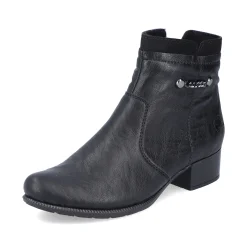 Rieker Damen Stiefeletten nachtschwarz