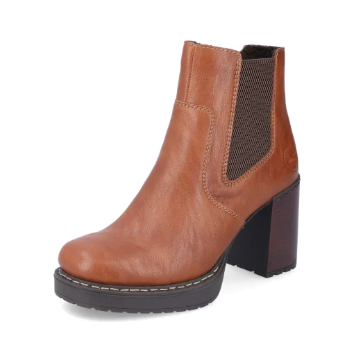 Rieker Damen Stiefeletten fuchsbraun