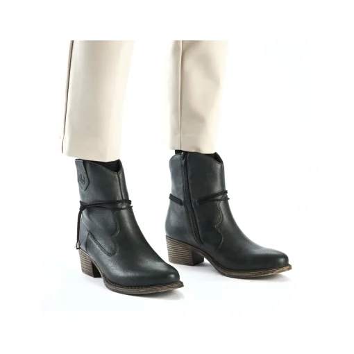 Rieker Damen Stiefeletten blaugrün