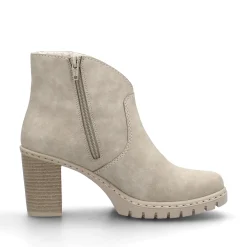 Rieker Damen Stiefeletten hellbeige