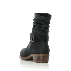 Rieker Damen Stiefeletten tiefschwarz