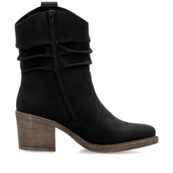 Rieker Damen Stiefeletten tiefschwarz