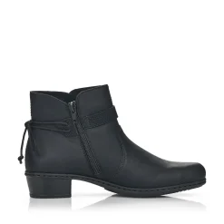 Rieker Damen Stiefeletten tiefschwarz