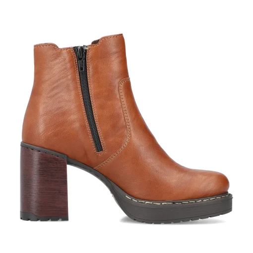 Rieker Damen Stiefeletten fuchsbraun