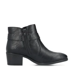 Rieker Damen Stiefeletten mitternachtsschwarz